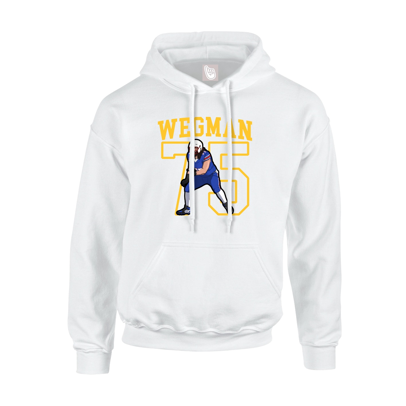 Hoodie — Shirsey in White