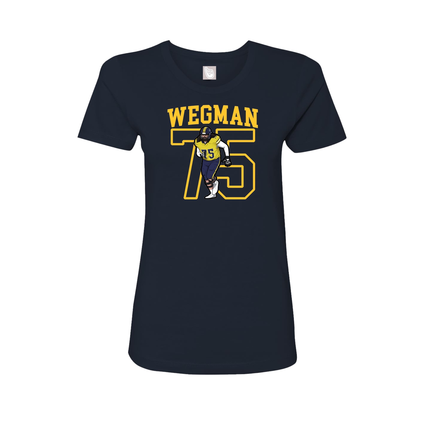 Fitted Women's Tee — Shirsey in Navy