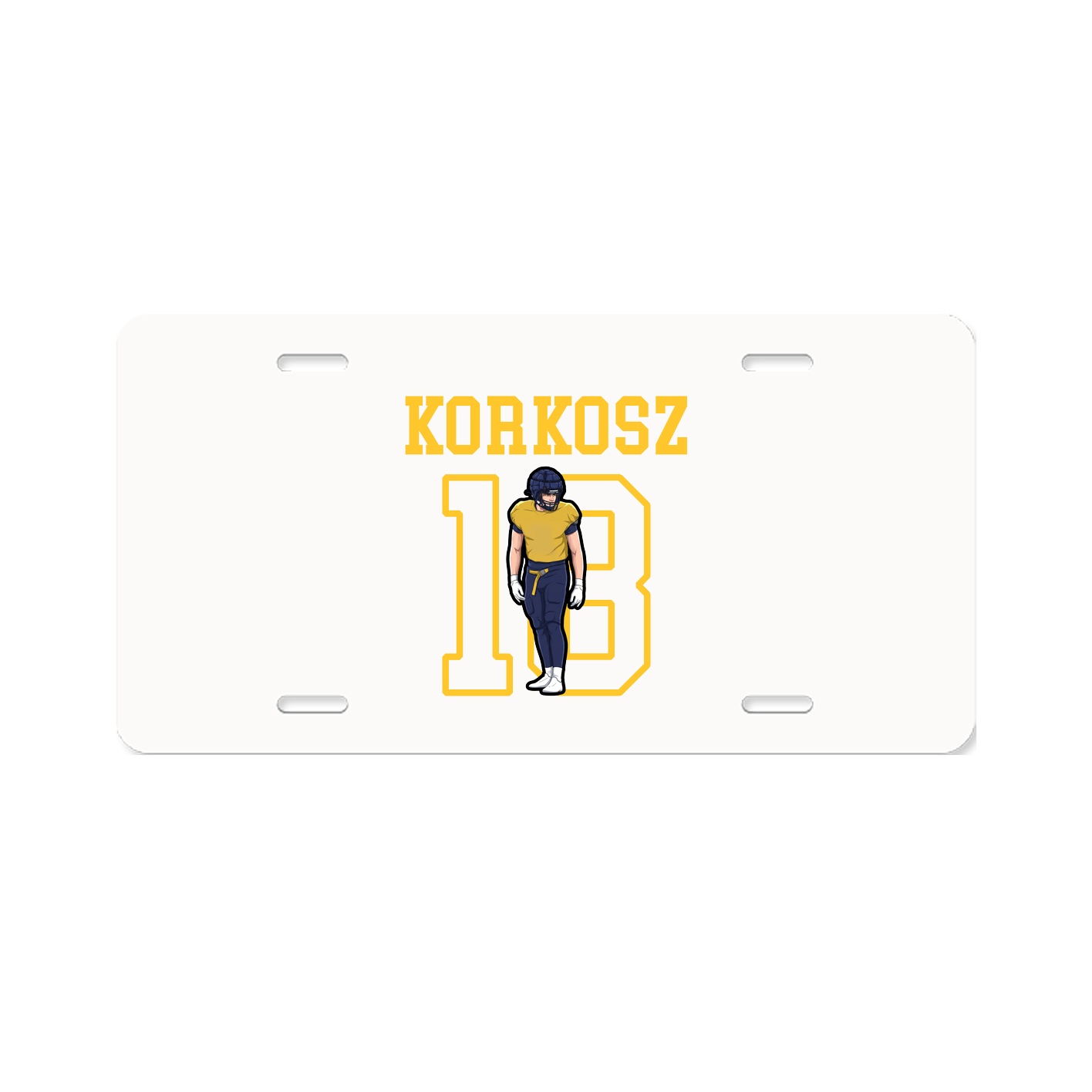 License Plate — Shirsey in Classic