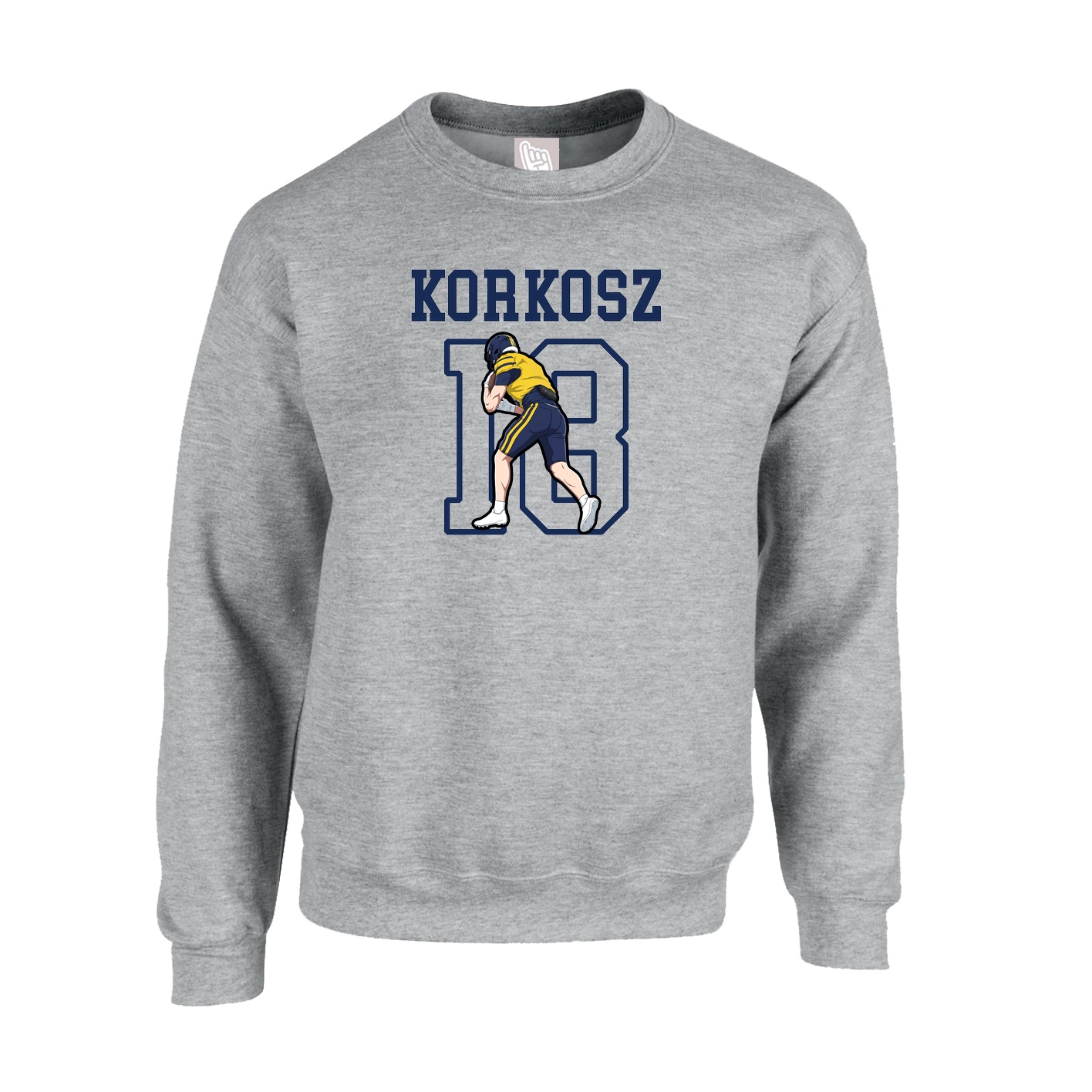 Fleece Crew — Shirsey in Grey
