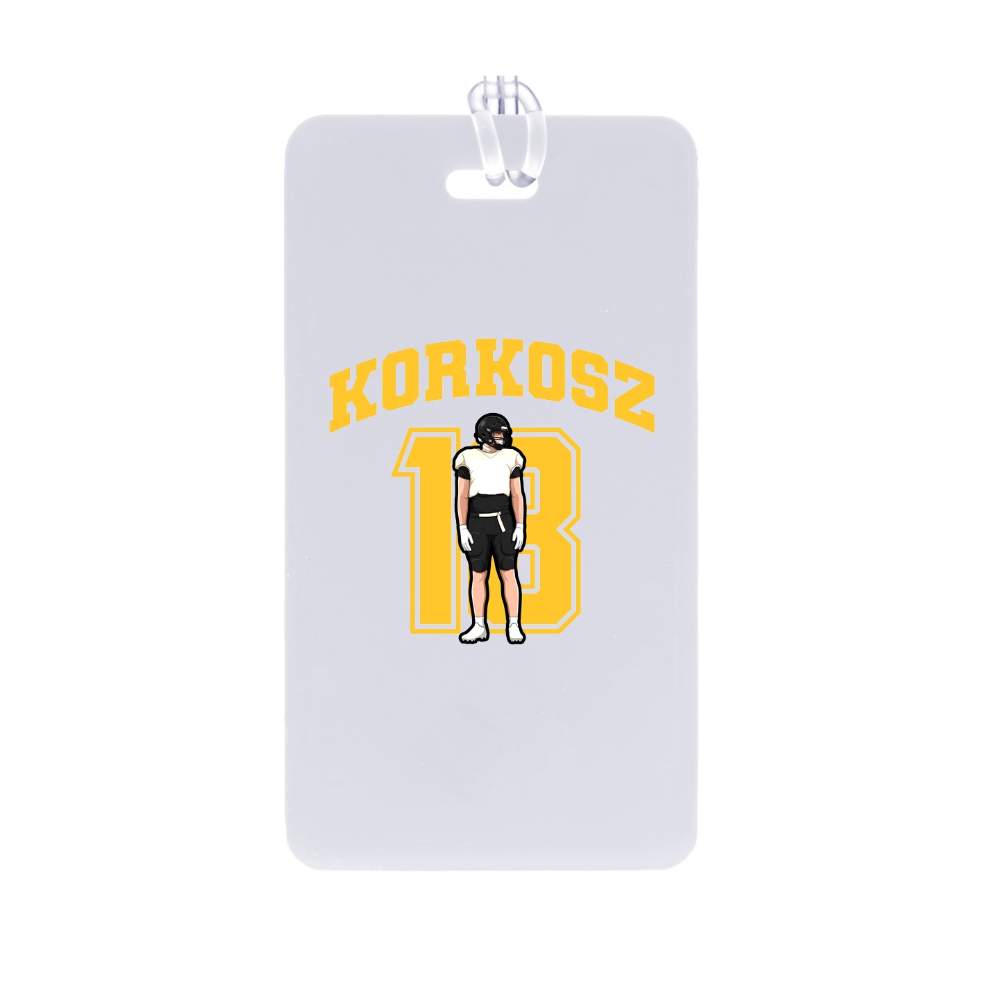 Bag Tag — Number in Classic