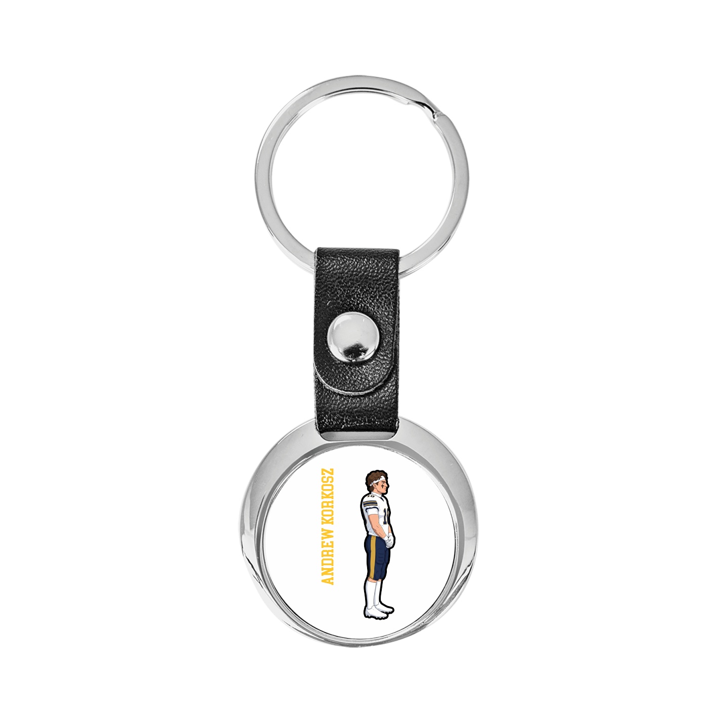 Key Chain — Name Vertical in Classic
