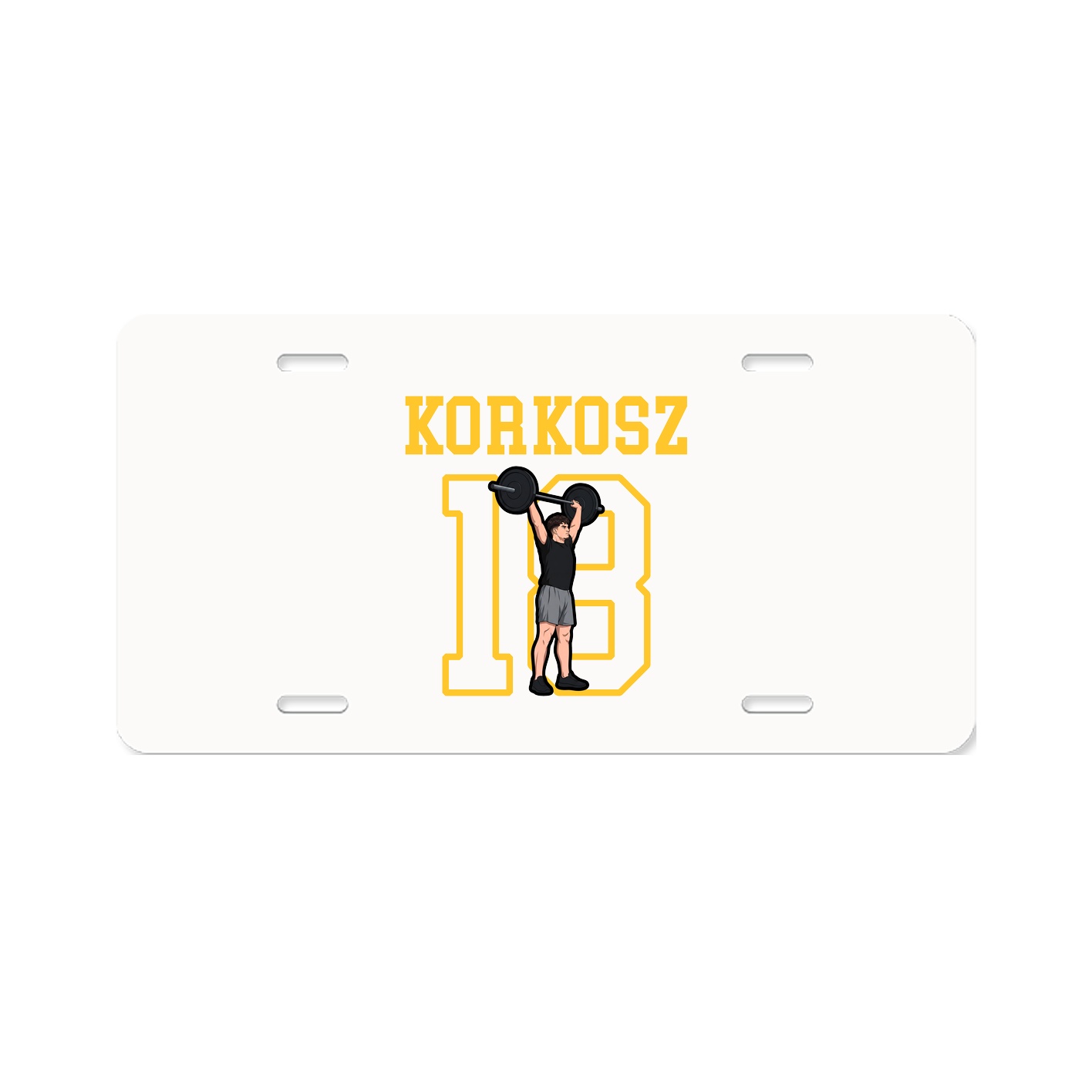 License Plate — Shirsey in Classic