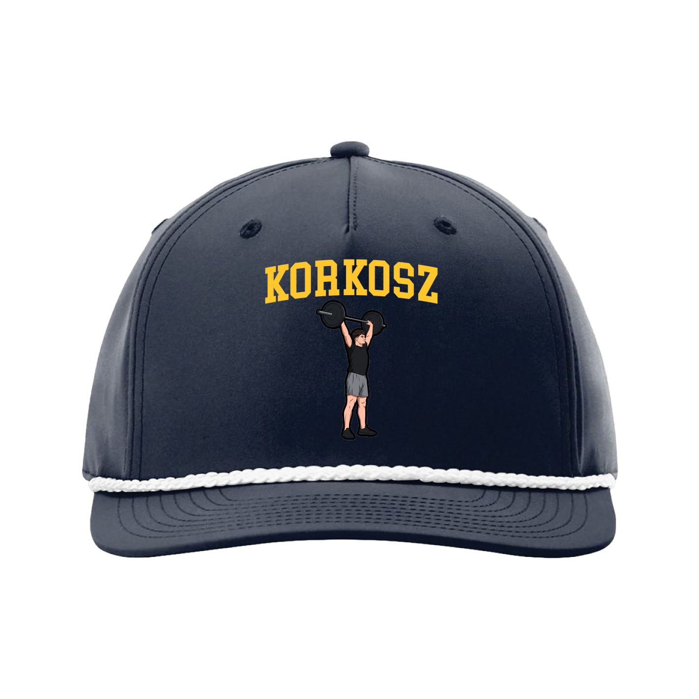 Five-Panel Classic Rope Cap — Shirsey in Navy