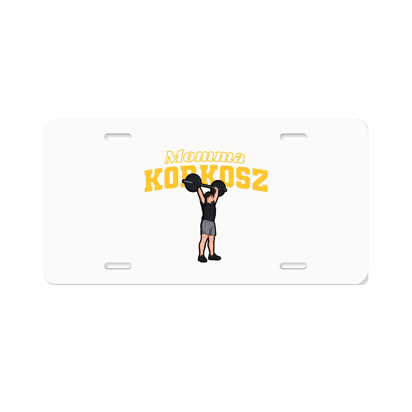 License Plate — Mothers Day Block in Classic
