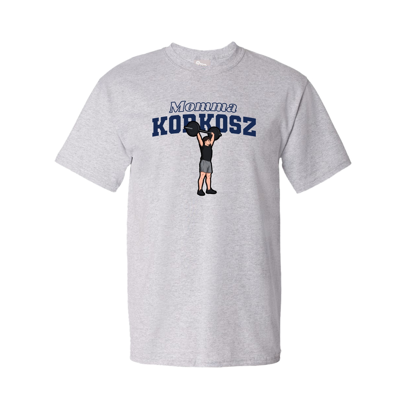 Youth Tee — Mothers Day Block in Grey