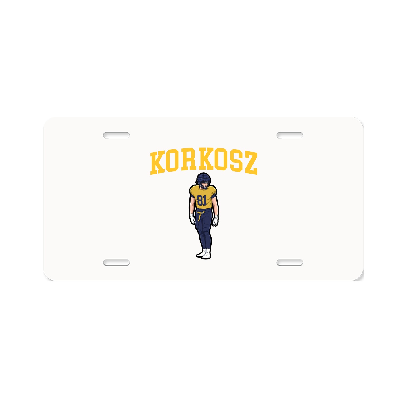 License Plate — Shirsey in Classic