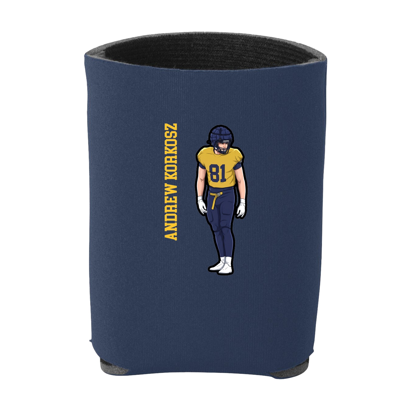 Can Holder — Name Vertical in Navy