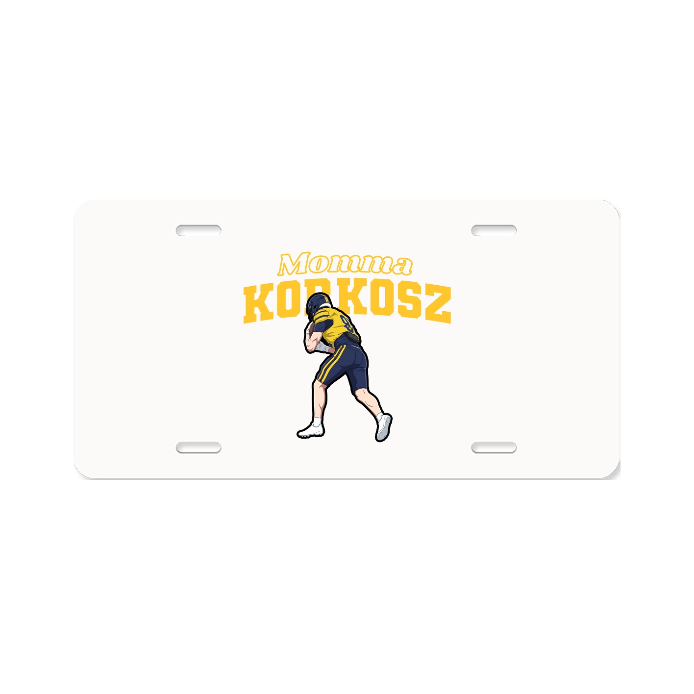 License Plate — Mothers Day Block in Classic