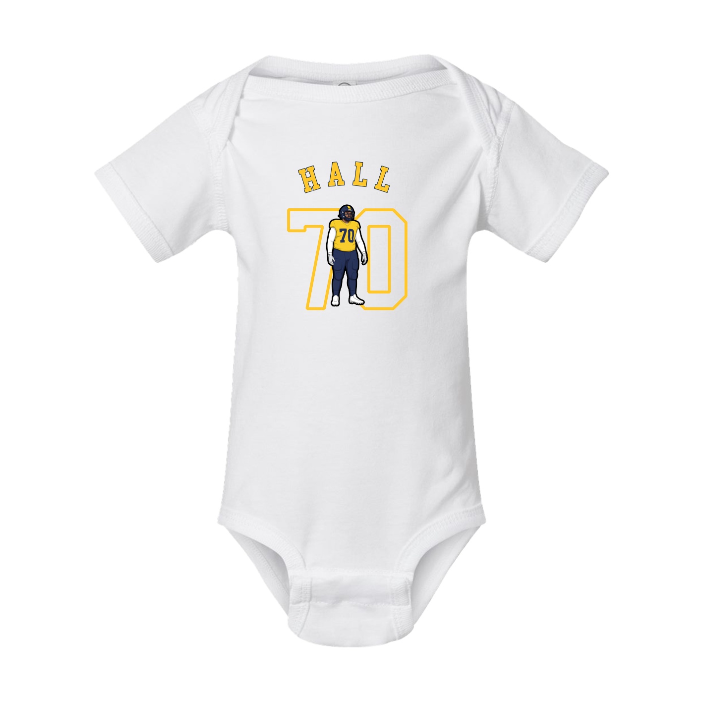 Baby Onesie — Shirsey Arch in White