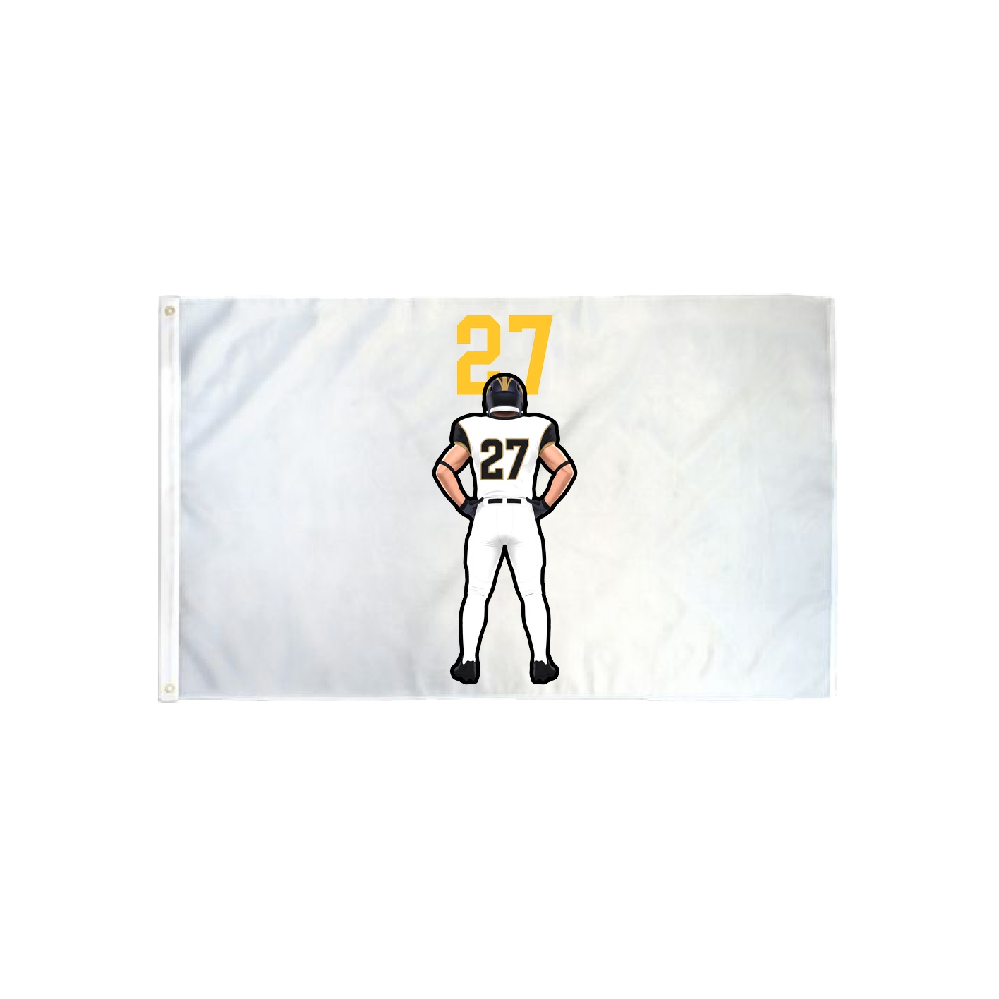 3x5 Flag — Number Top in Classic
