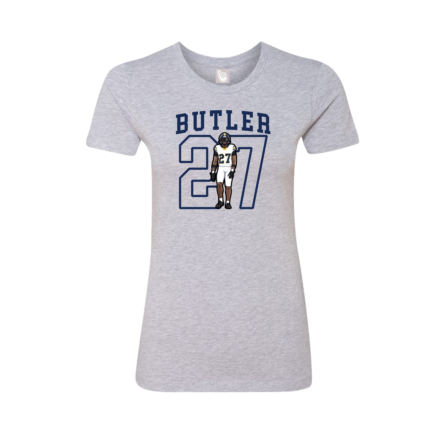 Fitted Women's Tee — Shirsey in Grey