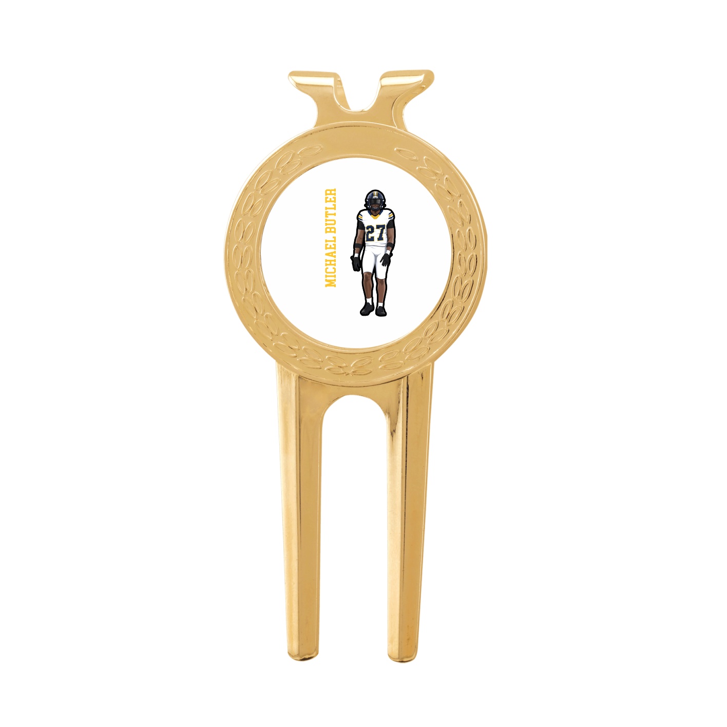 Divot Tool with Ball Marker — Name Vertical in Classic