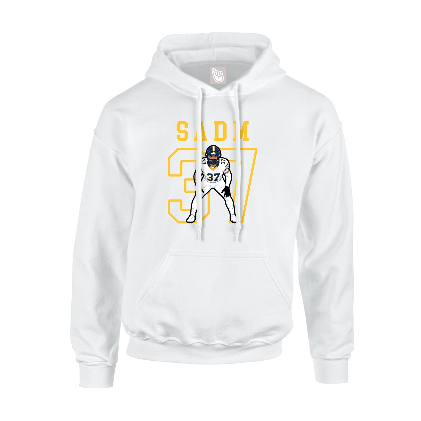 Hoodie — Shirsey in White