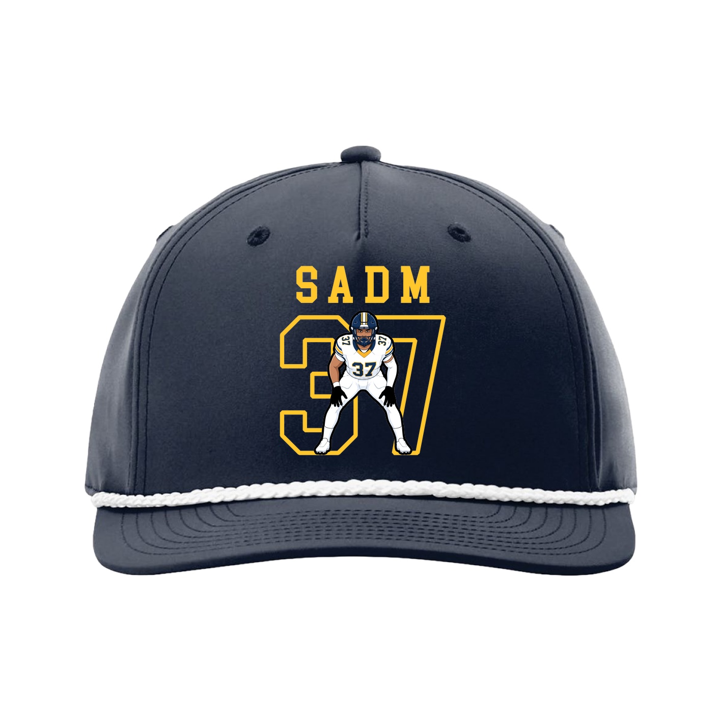 Five-Panel Classic Rope Cap — Shirsey in Navy