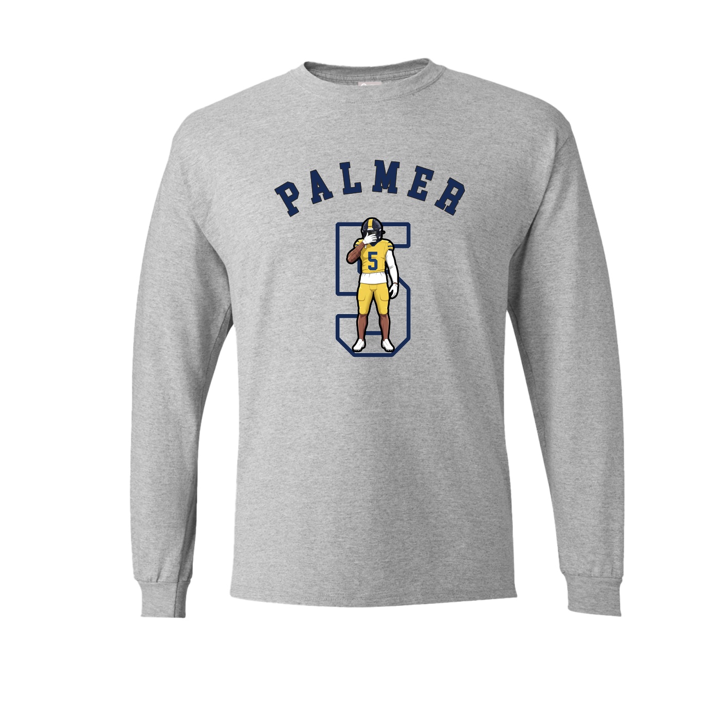Long Sleeve Tee — Shirsey Arch in Grey