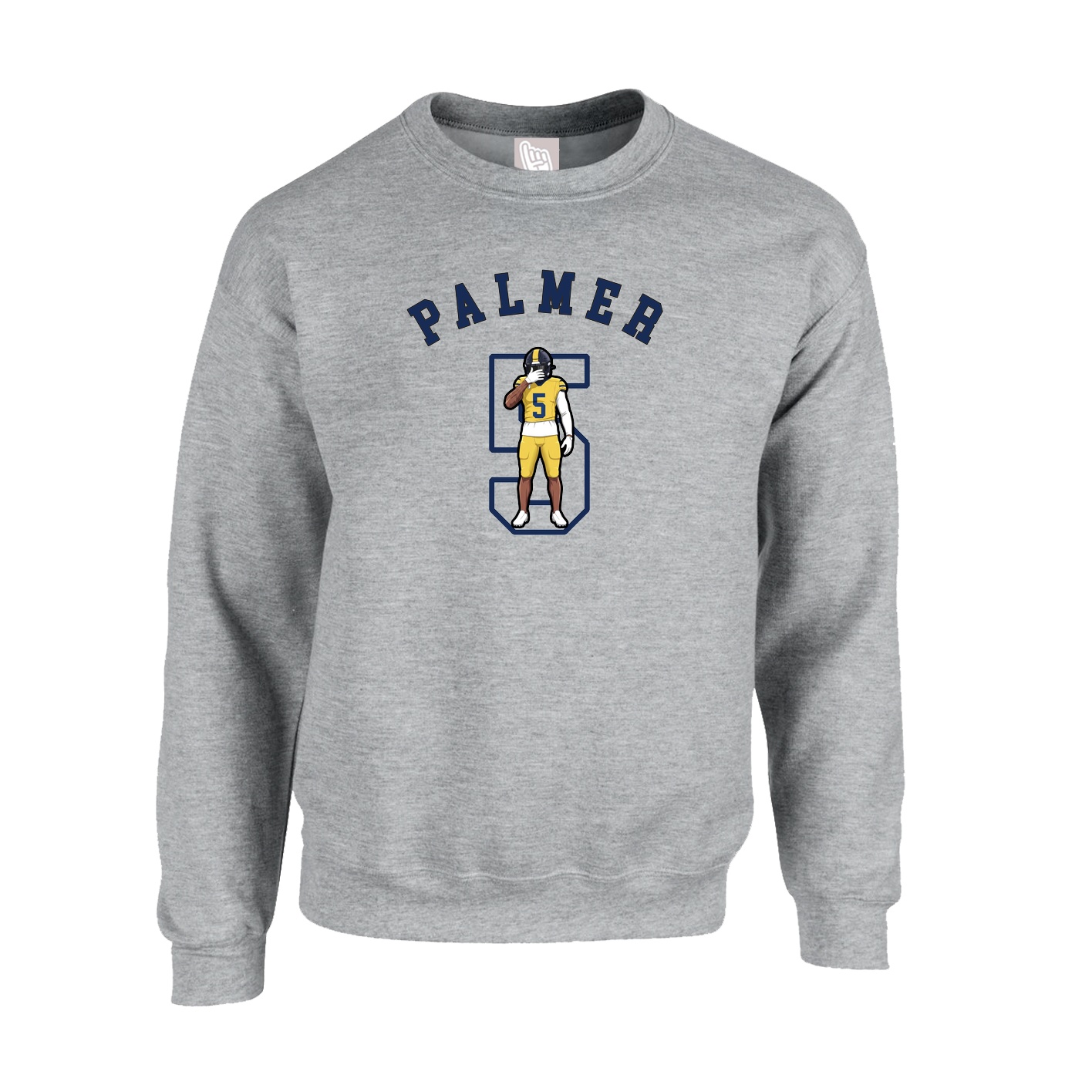Fleece Crew — Shirsey Arch in Grey