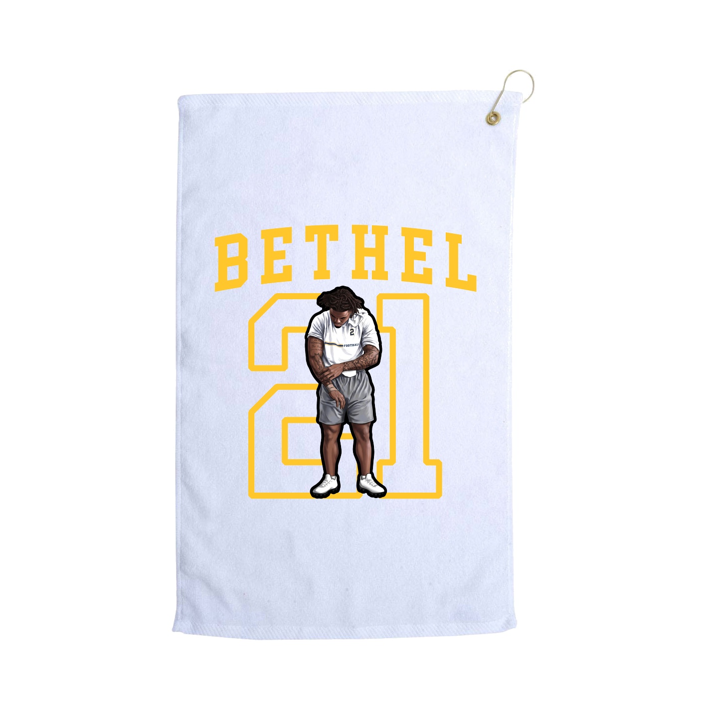 Golf Towel — Shirsey in White