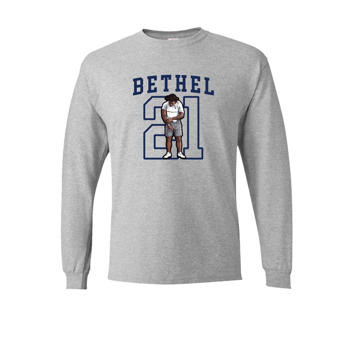 Long Sleeve Tee — Shirsey in Grey
