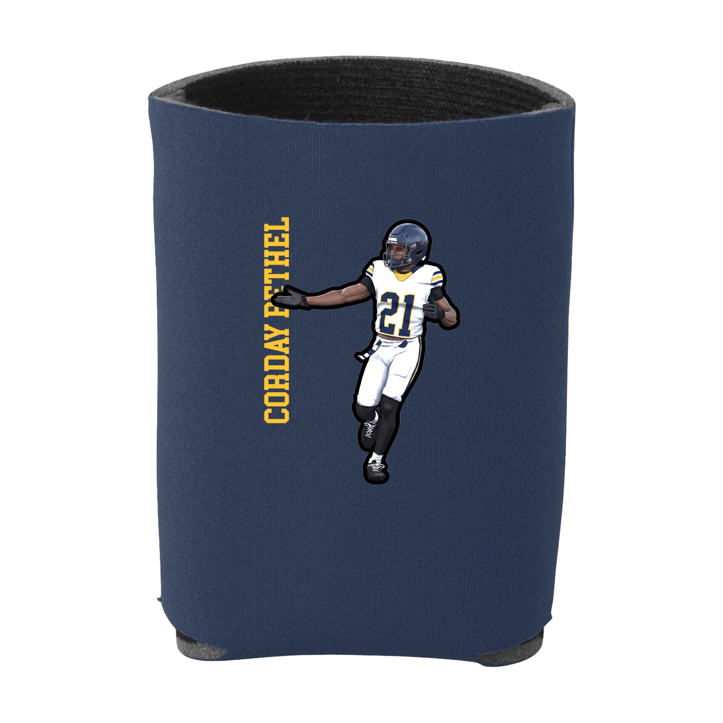 Can Holder — Name Vertical in Navy