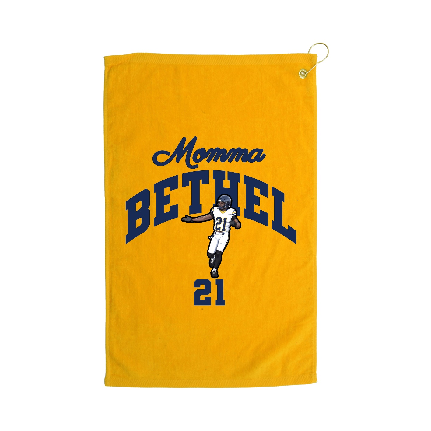 Golf Towel — Mothers Day Arch in Gold