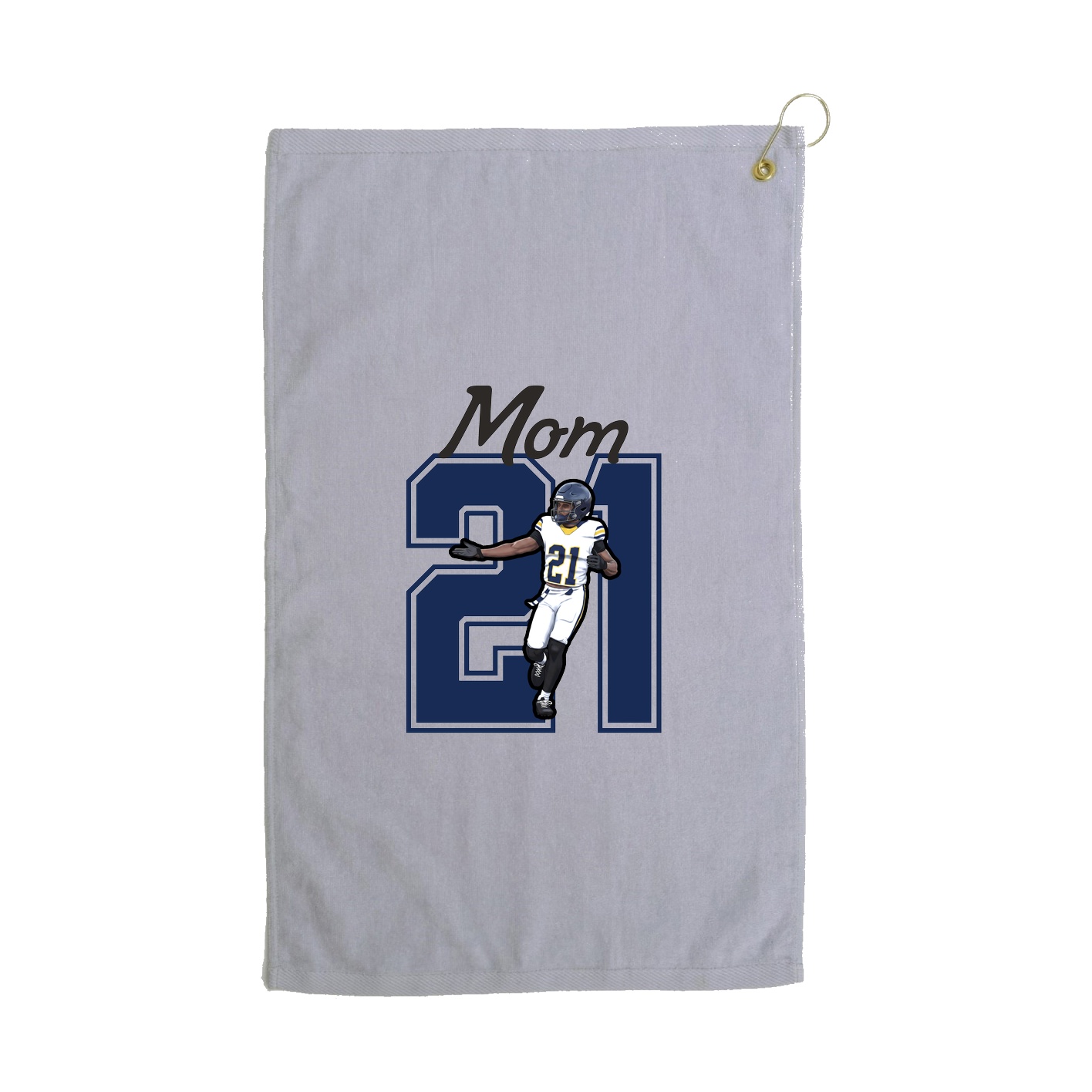 Golf Towel — Mothers Day Shirsey in Grey