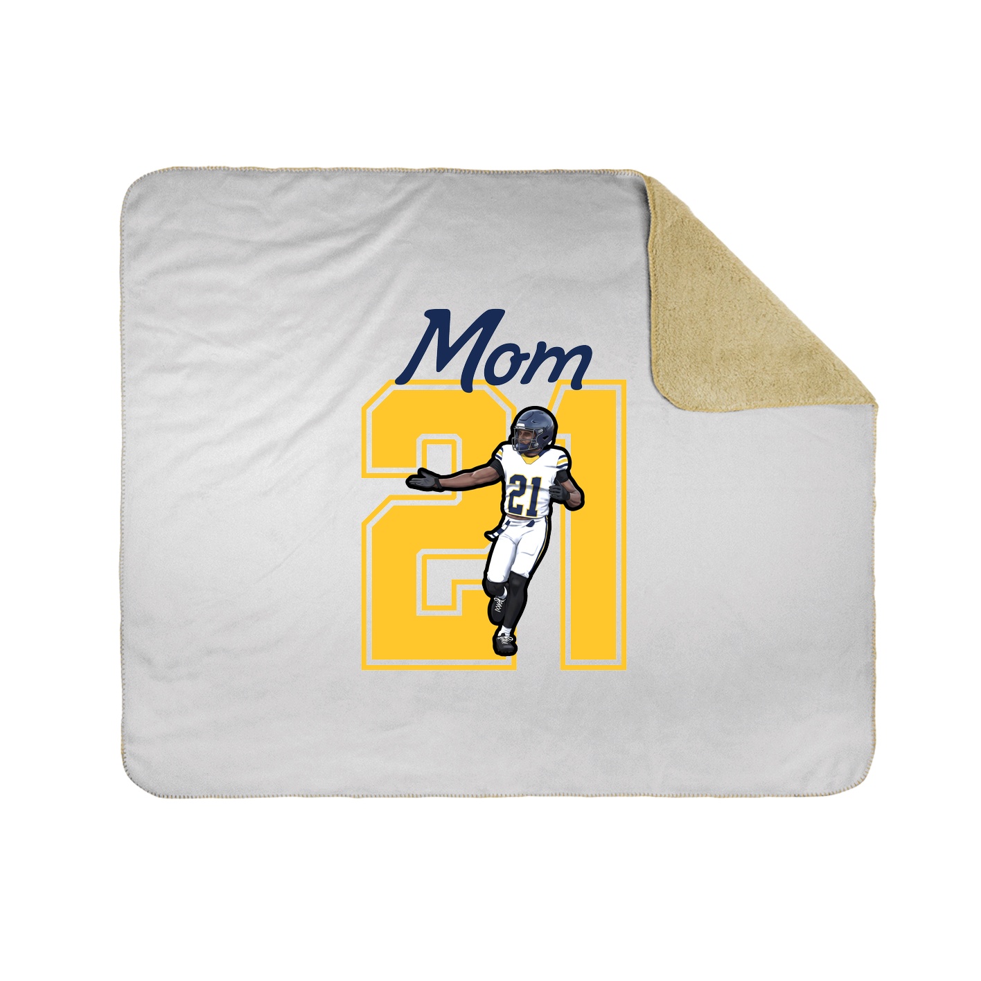 Throw Blanket — Mothers Day Shirsey in White