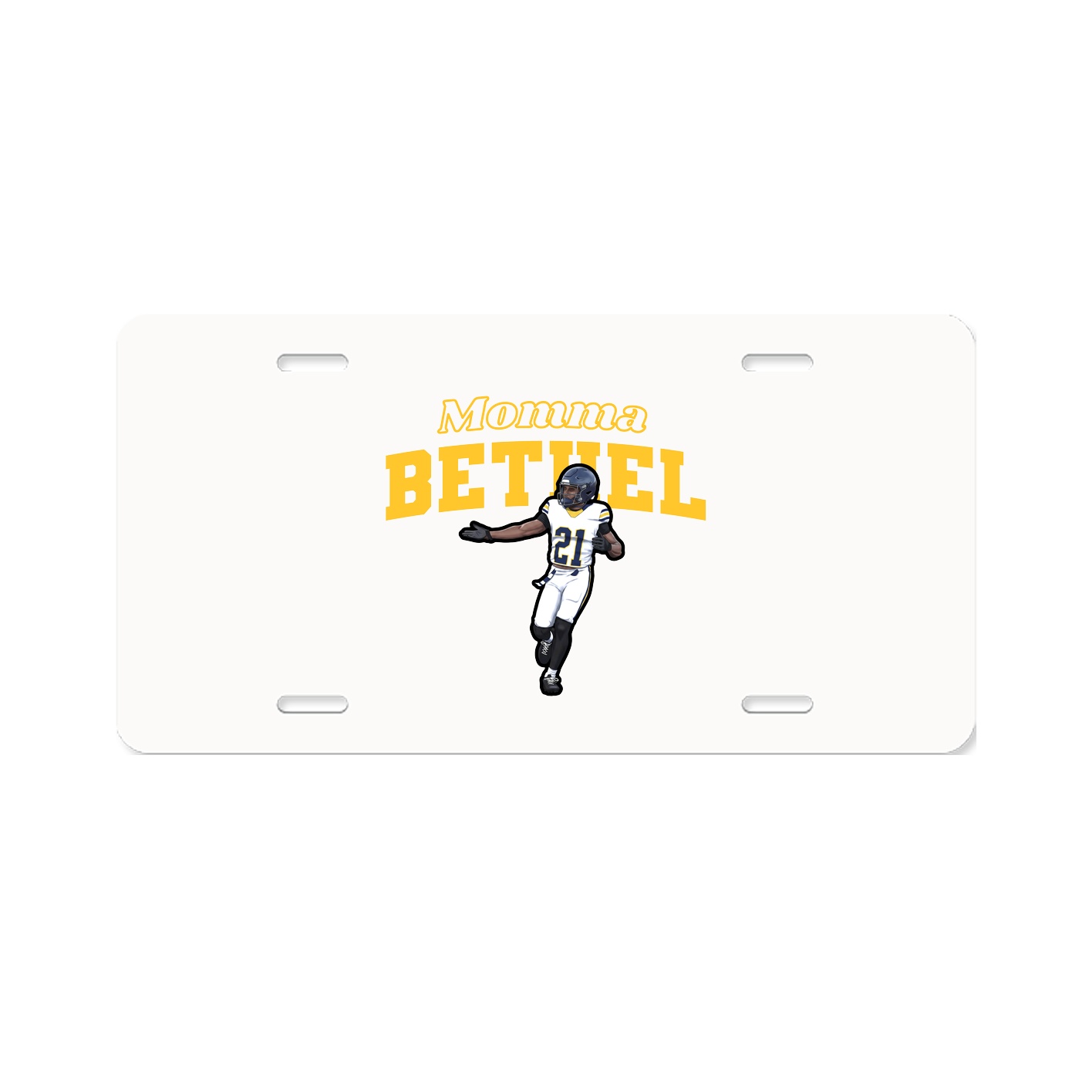 License Plate — Mothers Day Block in Classic