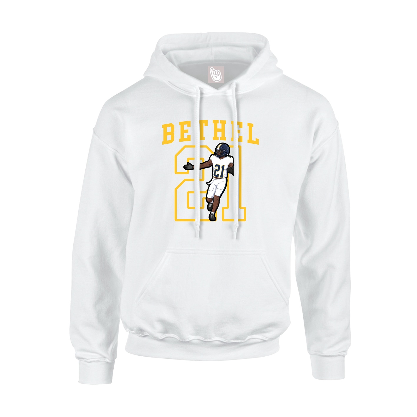 Hoodie — Shirsey in White