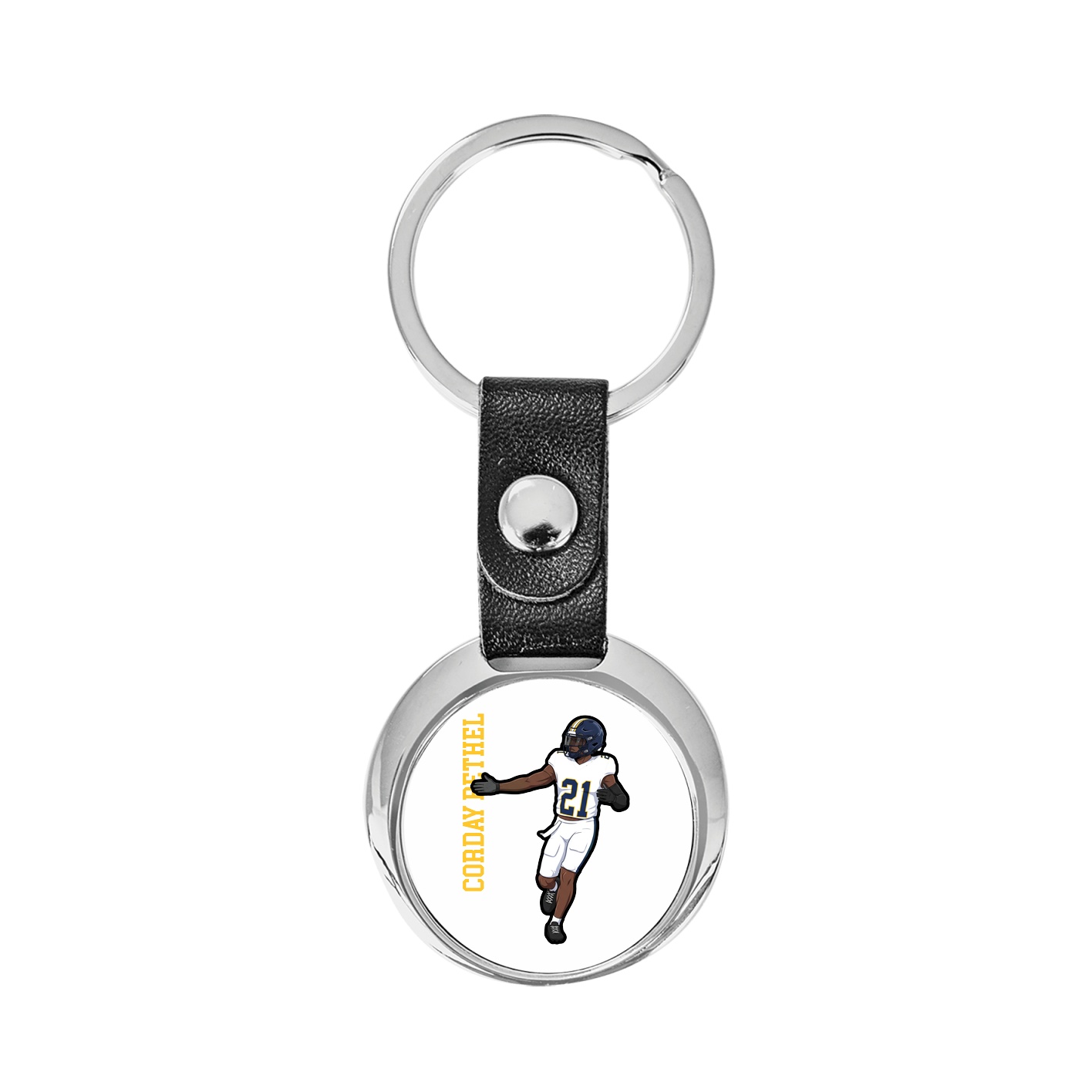 Key Chain — Name Vertical in Classic