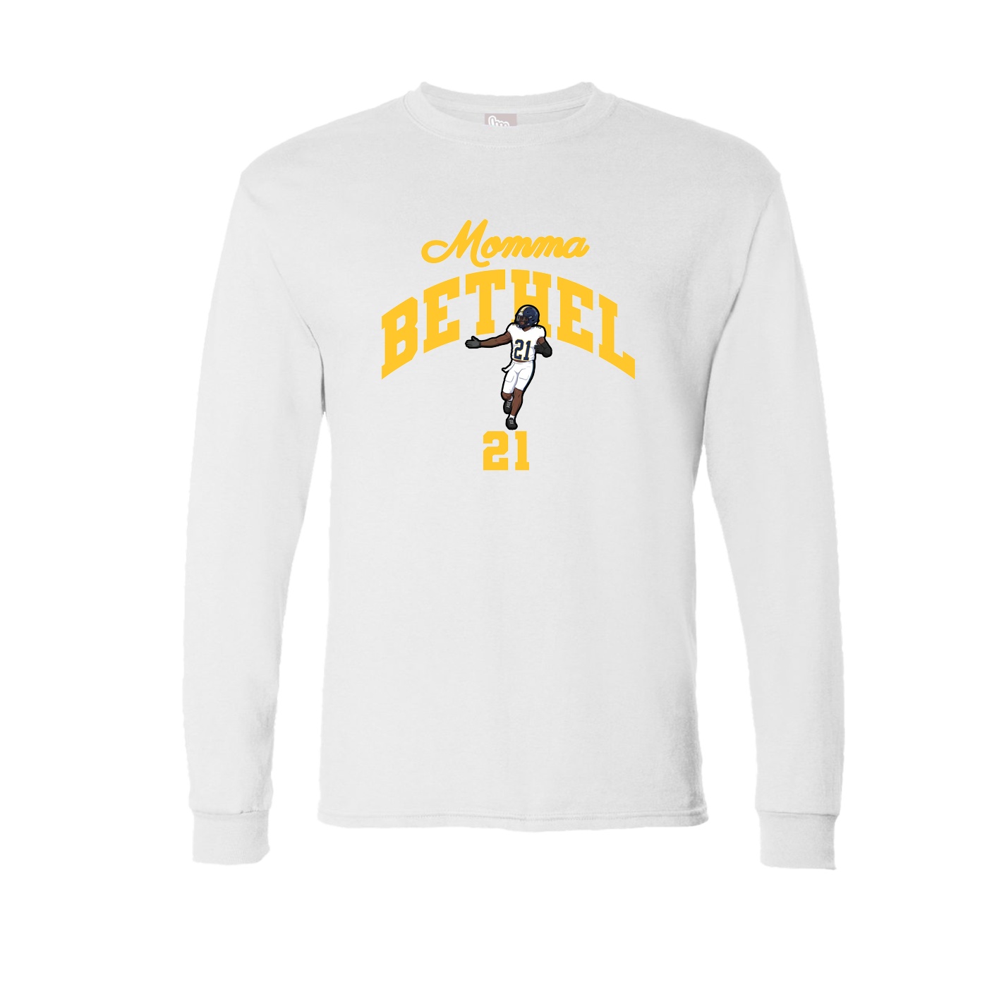 Long Sleeve Tee — Mothers Day Arch in White
