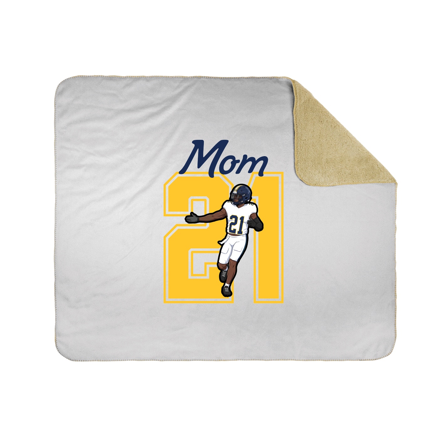 Throw Blanket — Mothers Day Shirsey in White