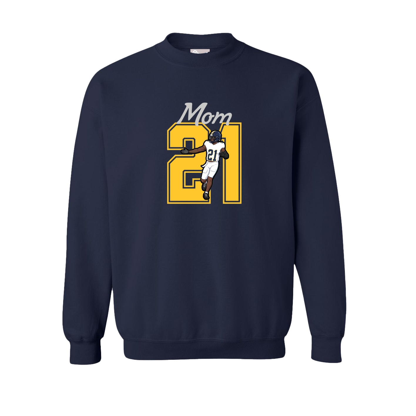 Fleece Crew — Mothers Day Shirsey in Navy
