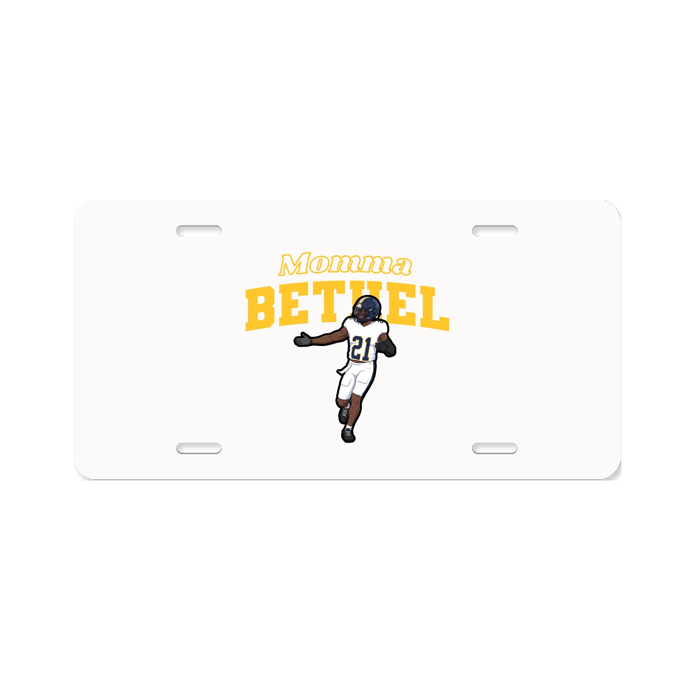 License Plate — Mothers Day Block in Classic