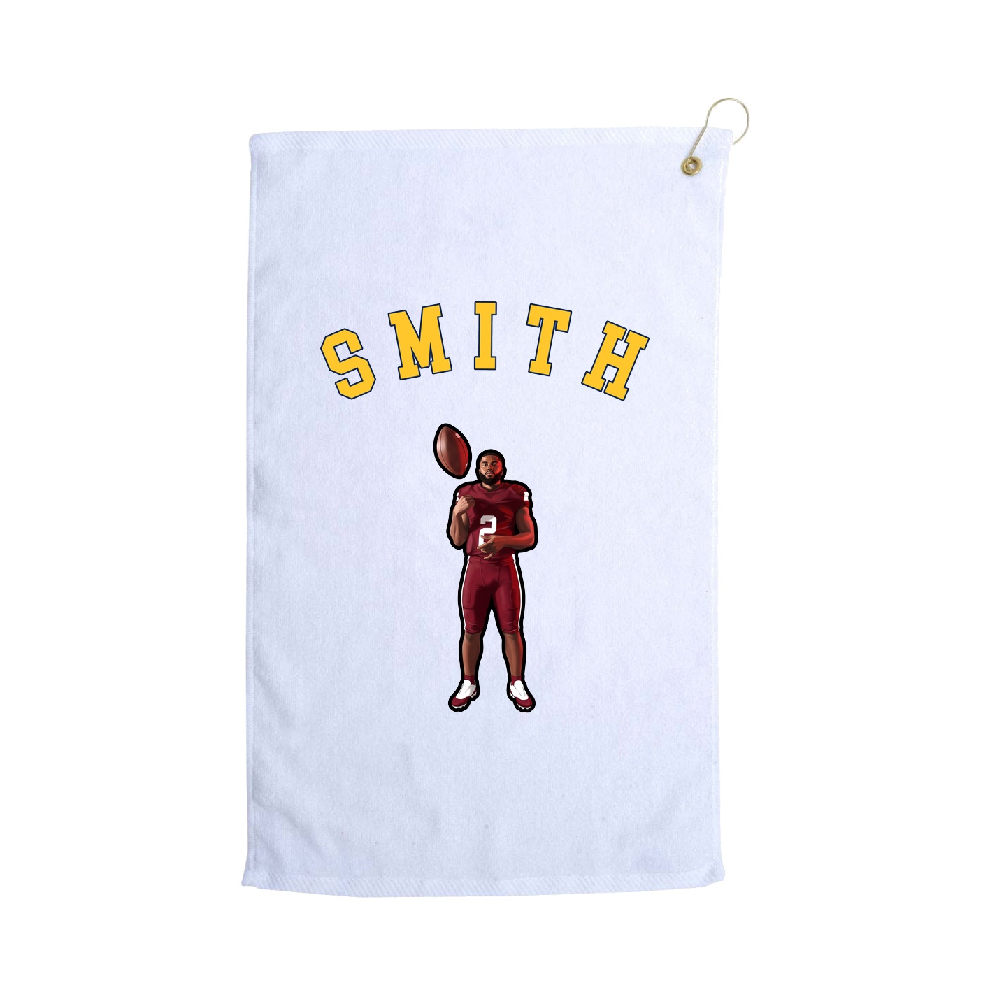 Golf Towel — Shirsey Arch in White