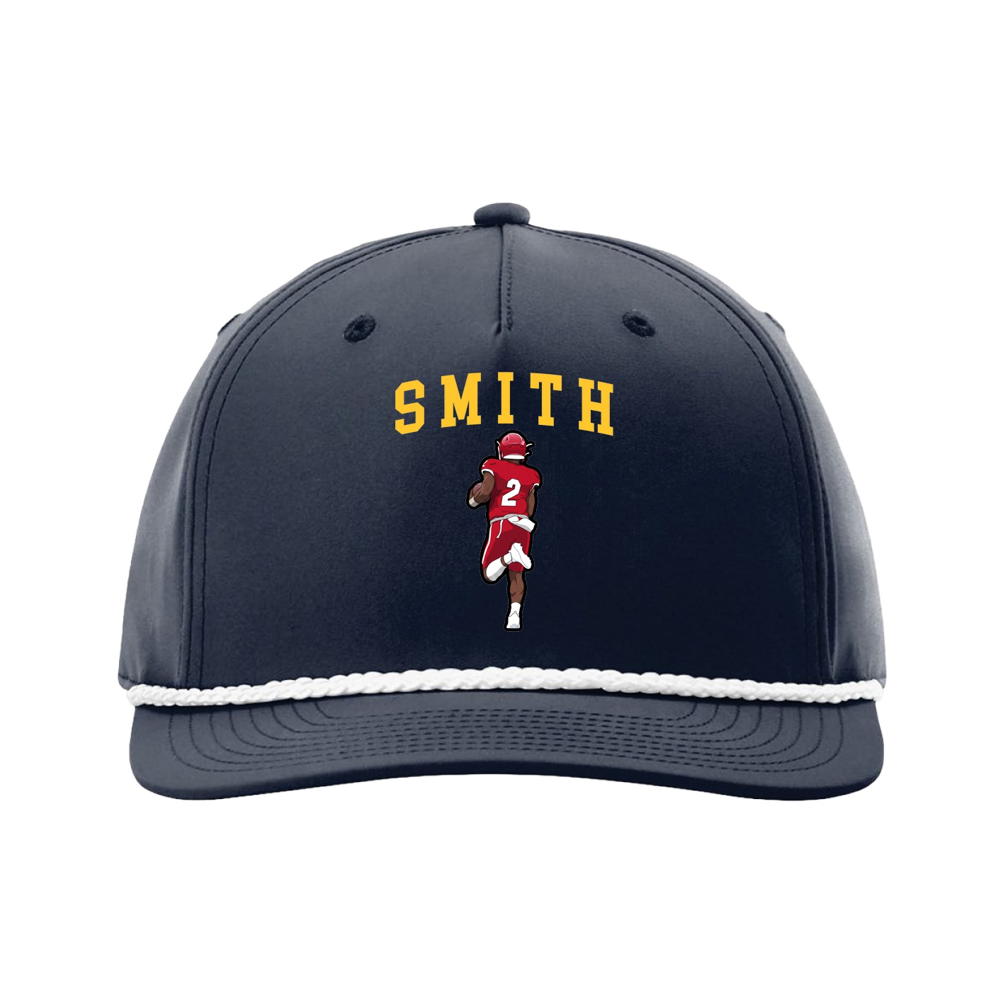 Five-Panel Classic Rope Cap — Shirsey in Navy