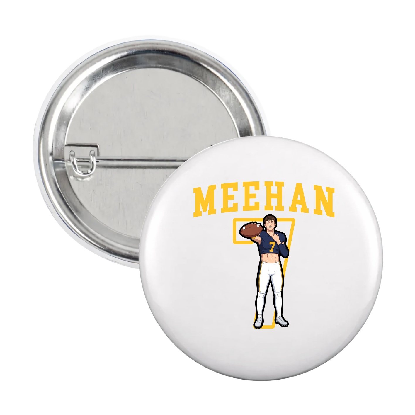 Game Day Button — Shirsey in White