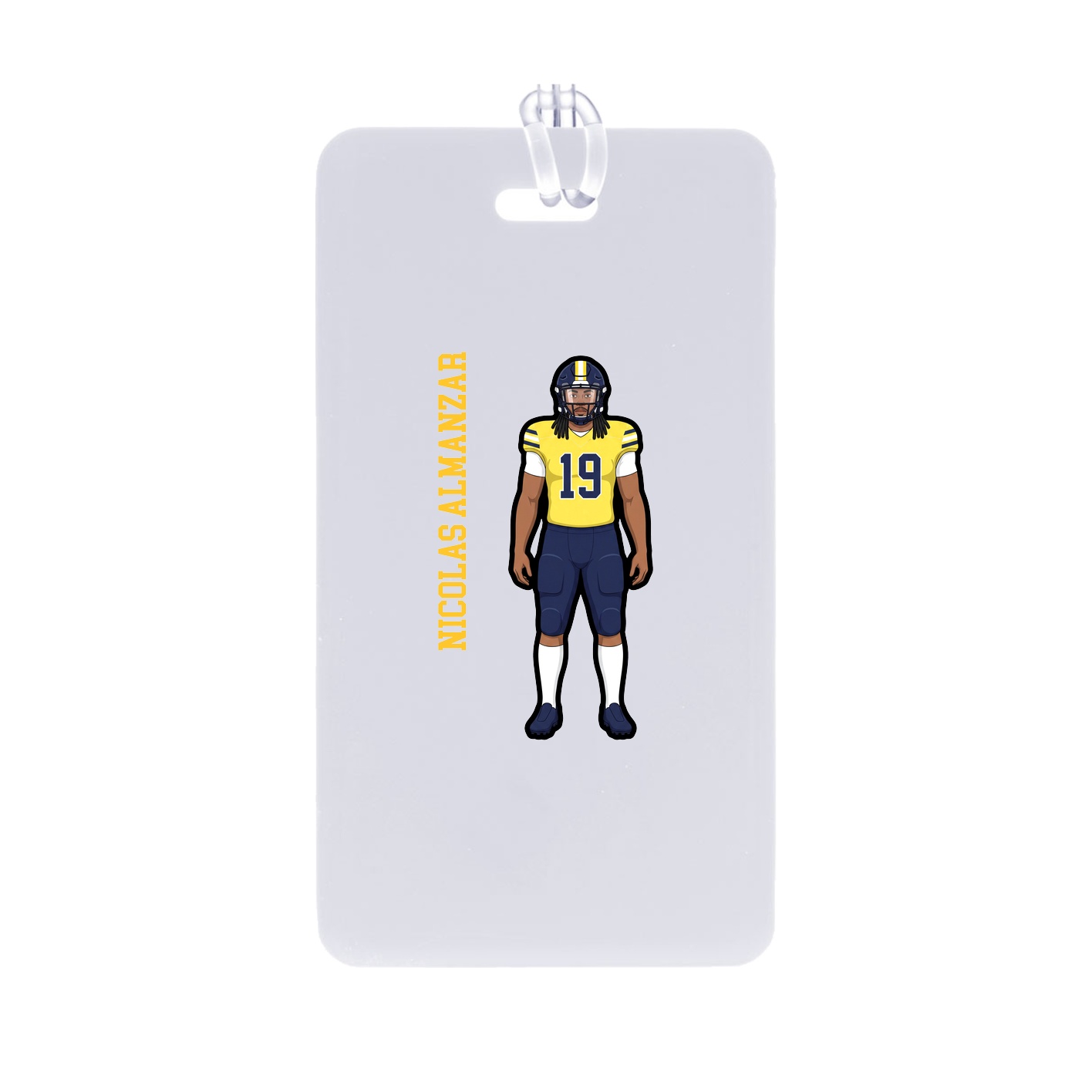 Bag Tag — Name Vertical in Classic