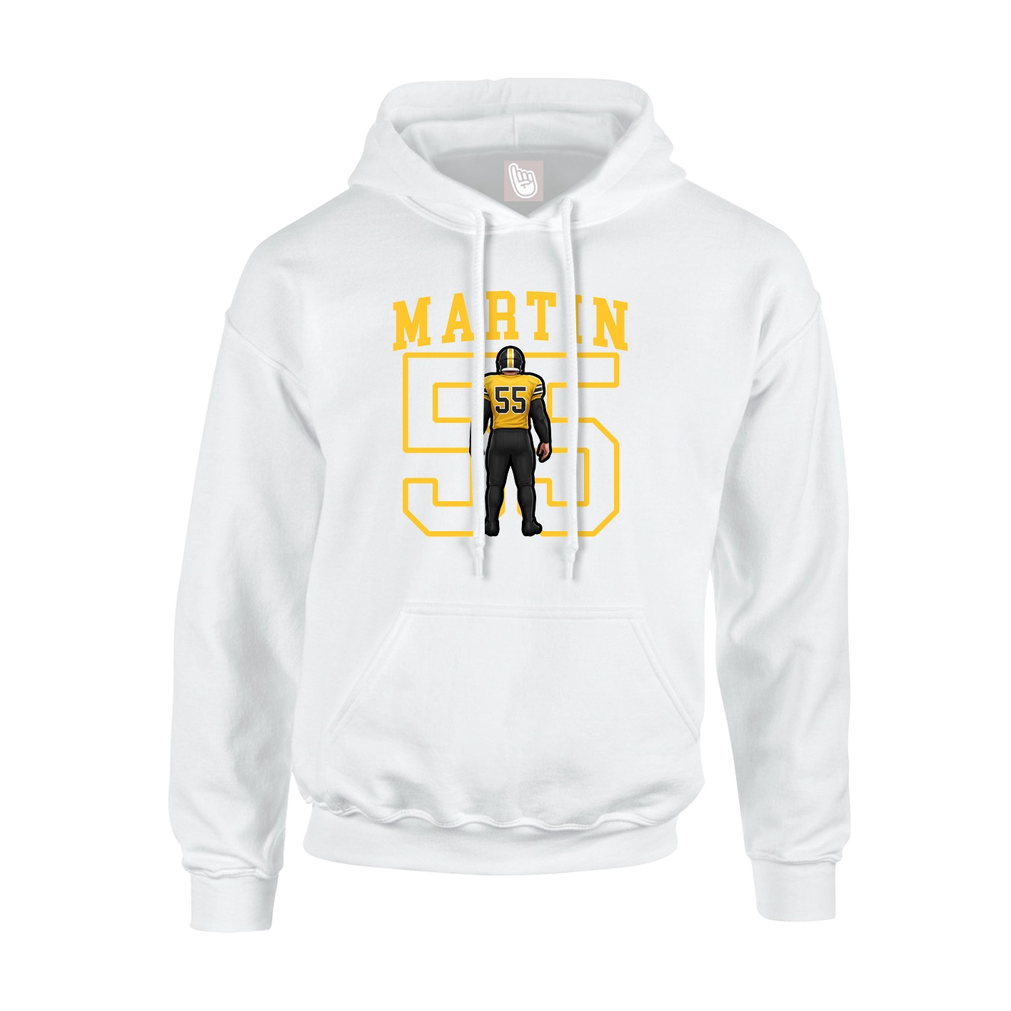 Hoodie — Shirsey in White