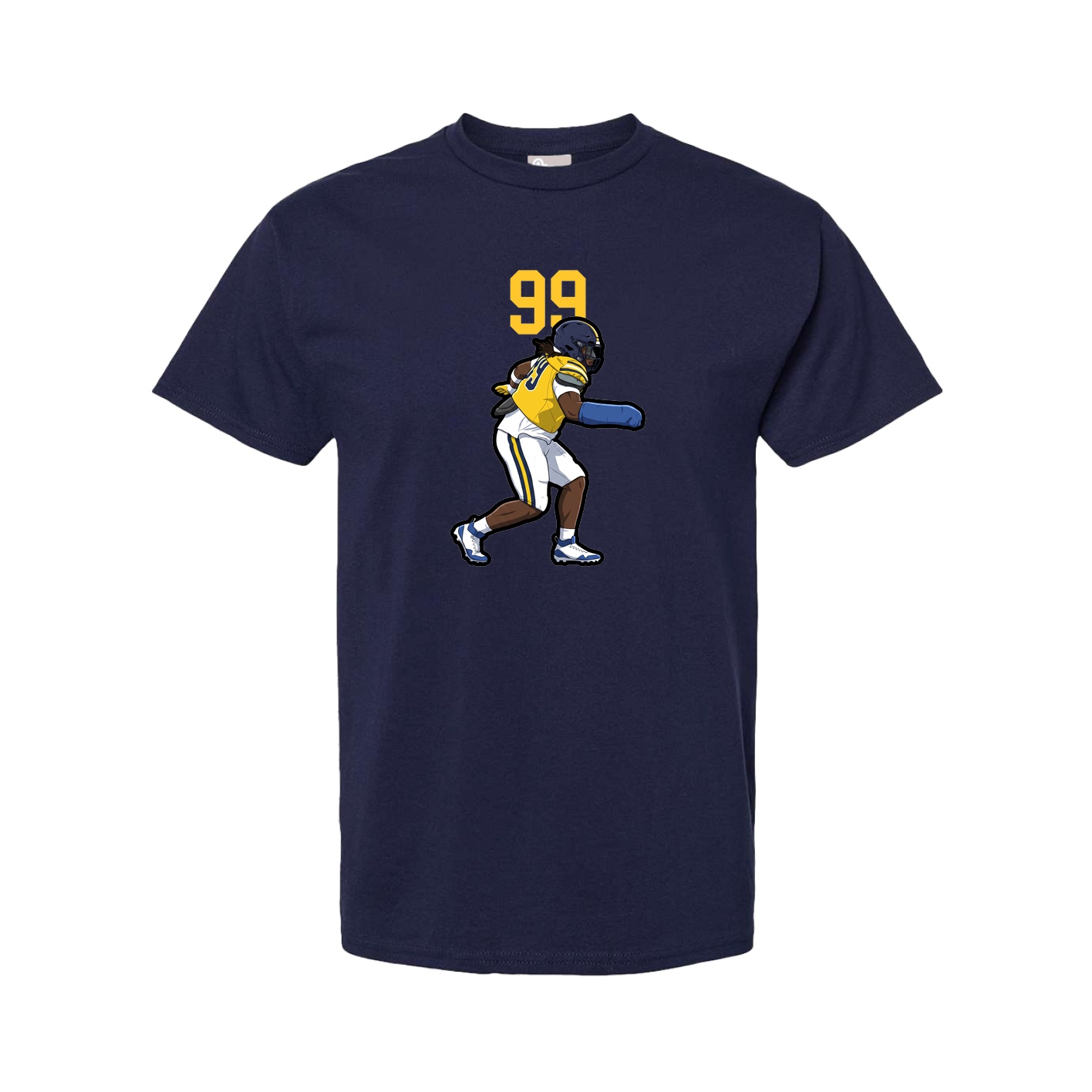 Youth Tee — Number Top in Navy