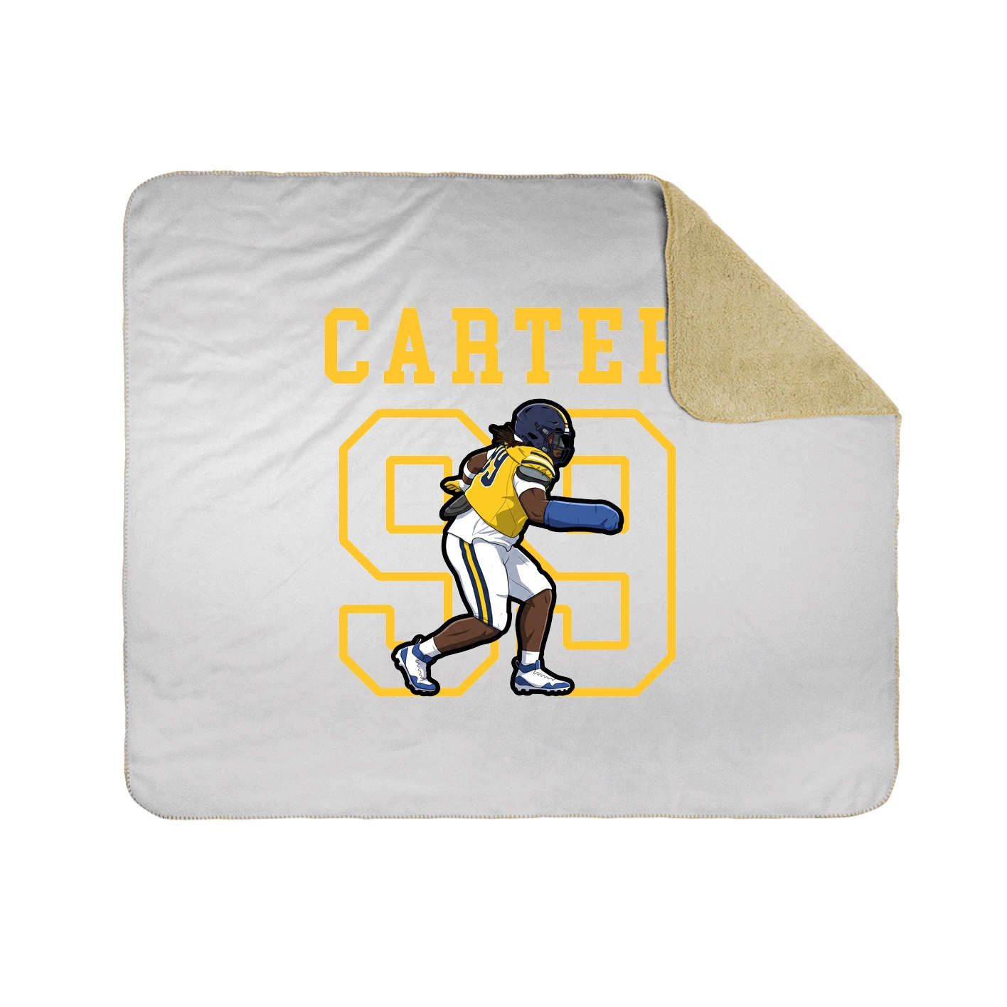 Throw Blanket — Shirsey in White