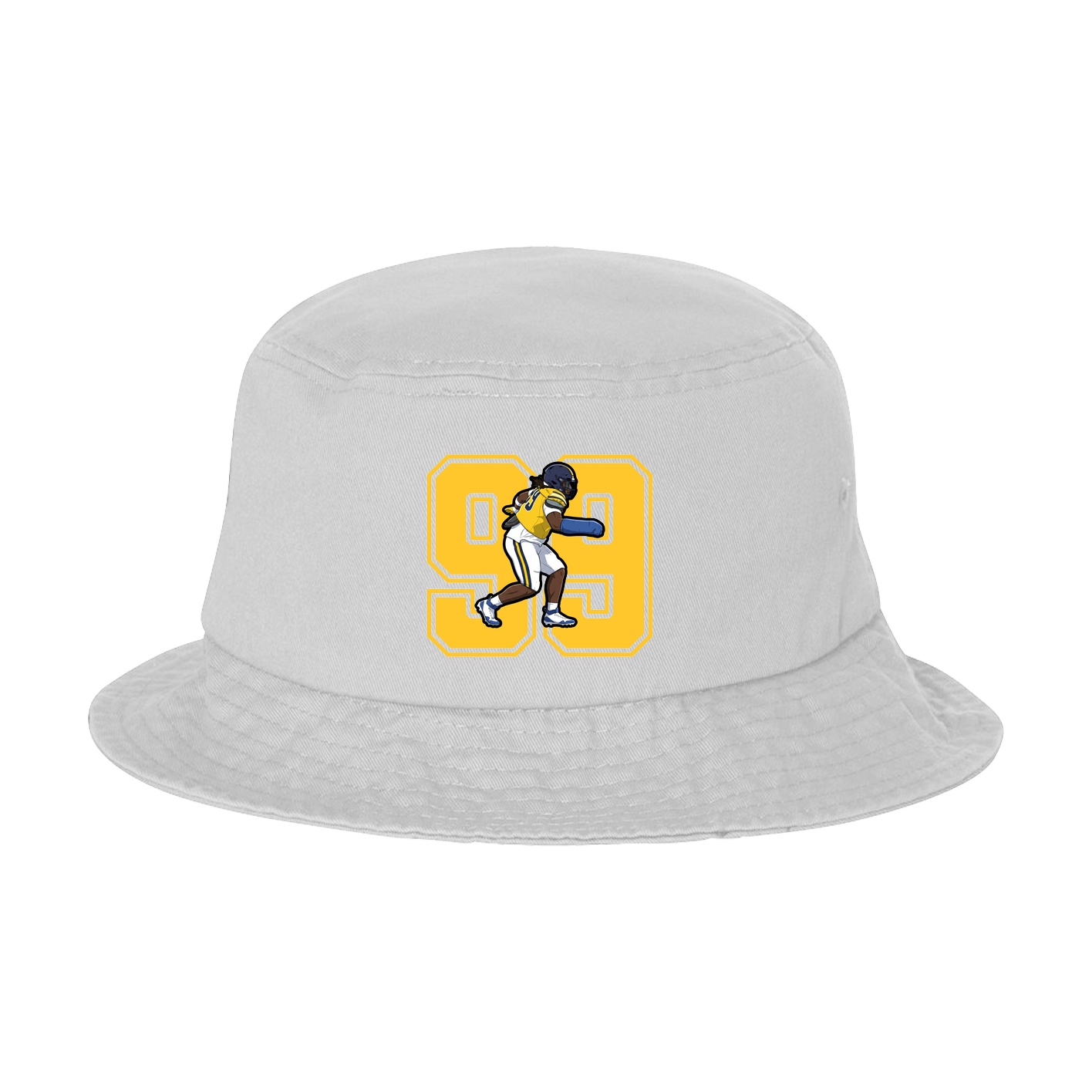 Bucket Cap — Number in White
