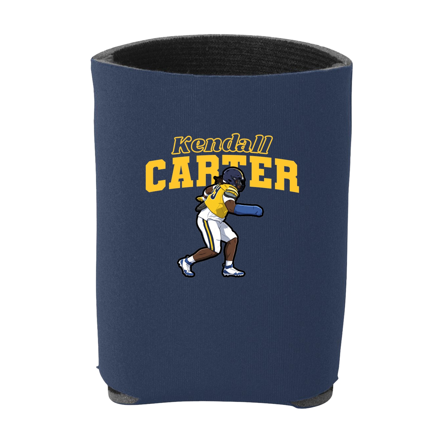 Can Holder — Name Arch in Navy