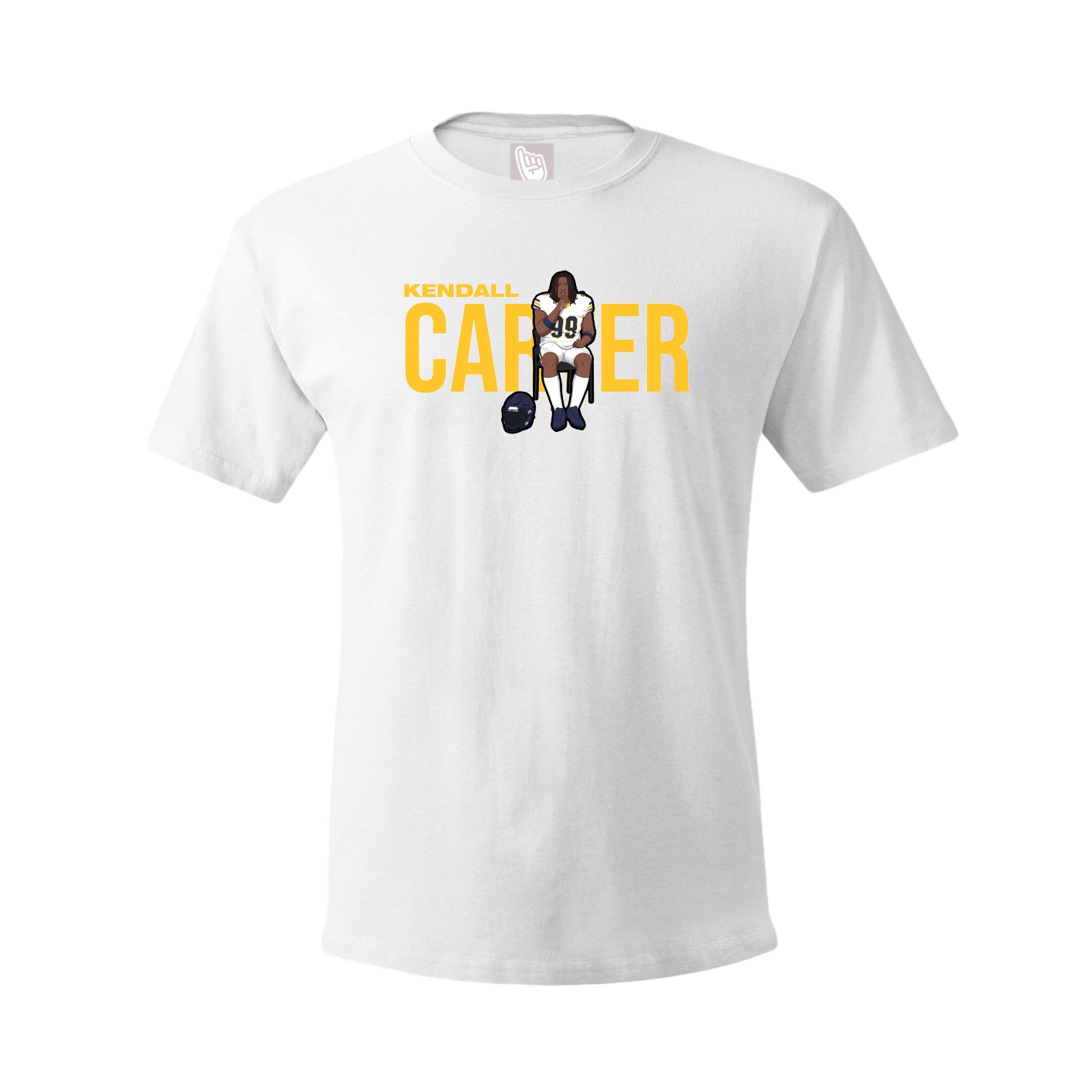 Youth Tee — Player Name in White