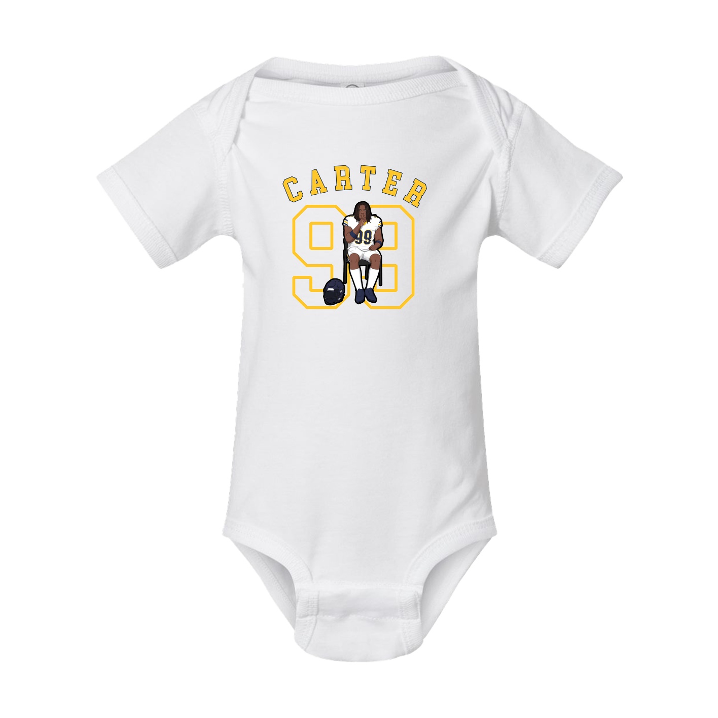 Baby Onesie — Shirsey Arch in White