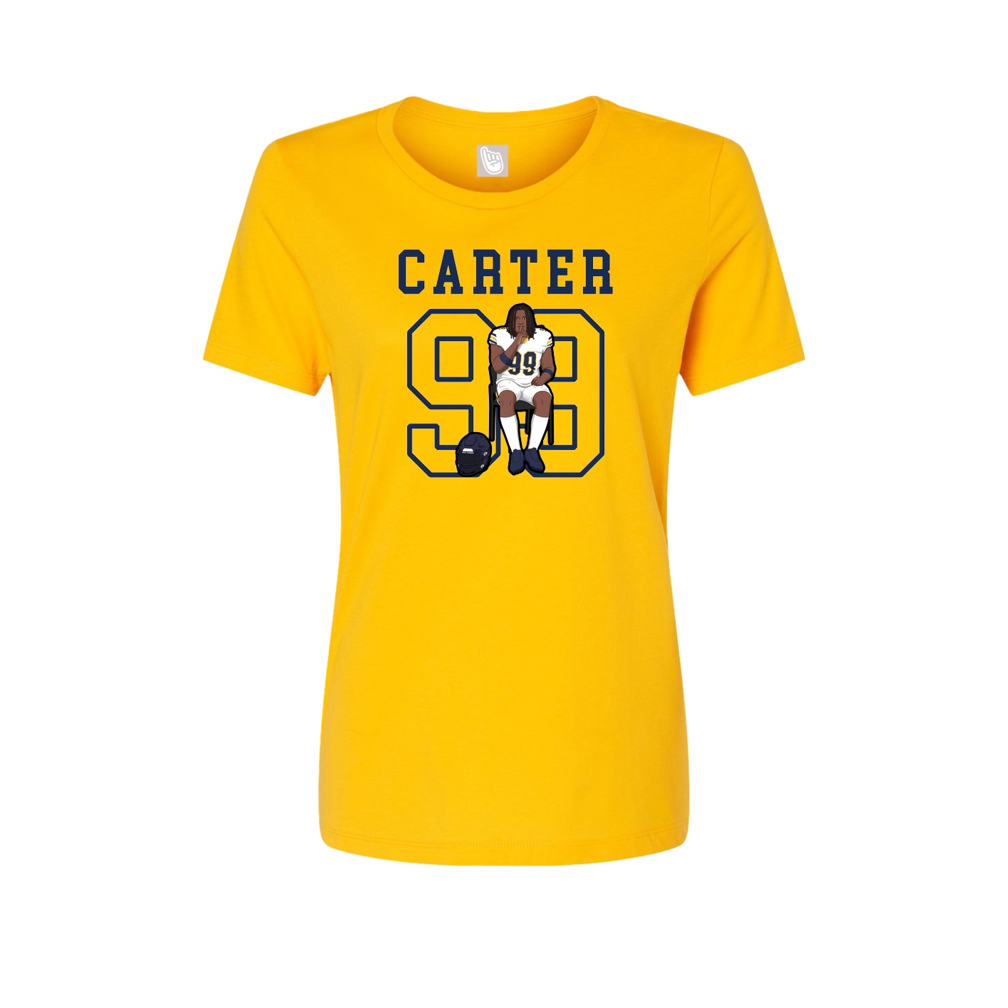 Fitted Women's Tee — Shirsey in Gold