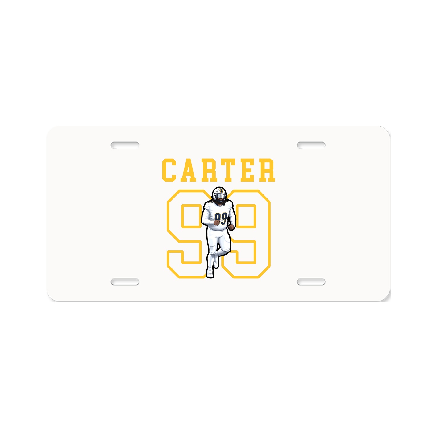 Aluminum License Plate