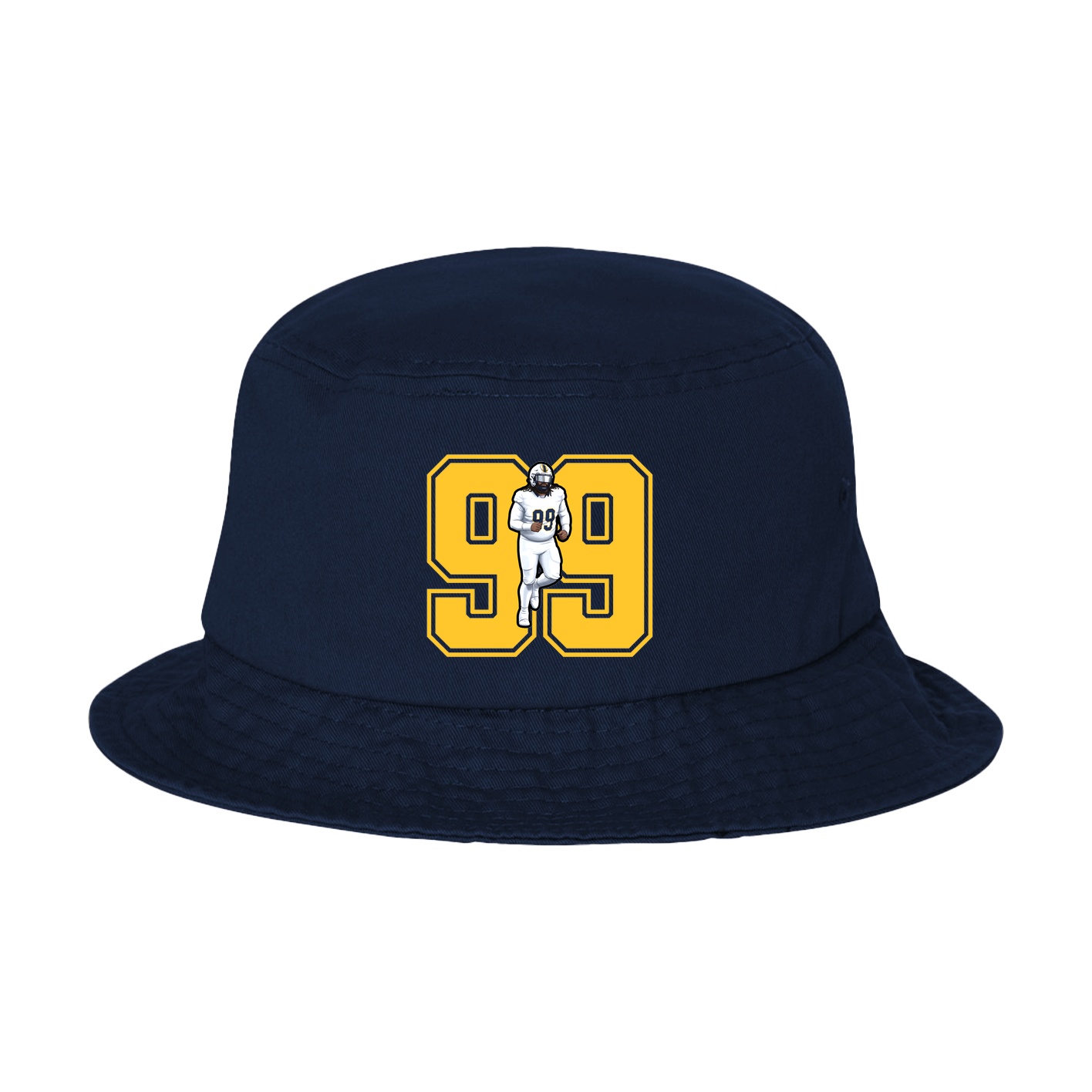 Bucket Cap — Number in Navy