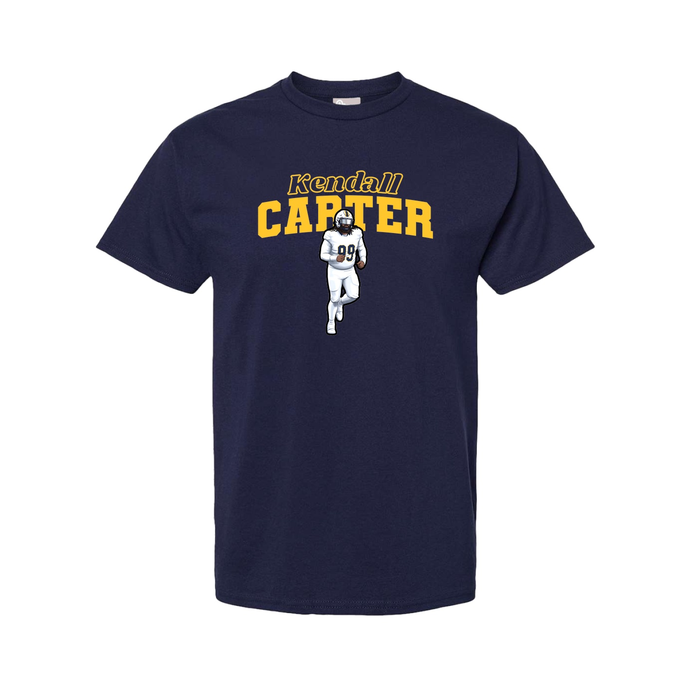 Tee — Name Arch in Navy