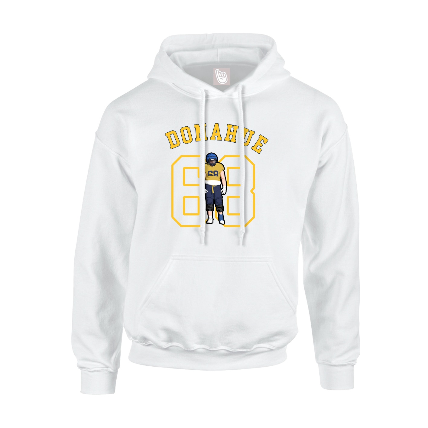 Hoodie — Shirsey Arch in White